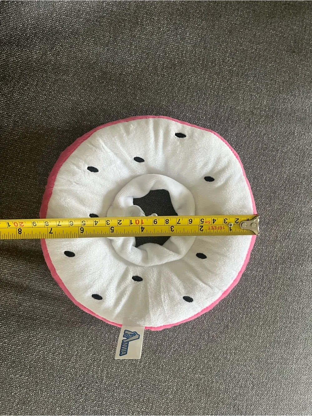 Pink & White Kids Bib Collar - Donut Style